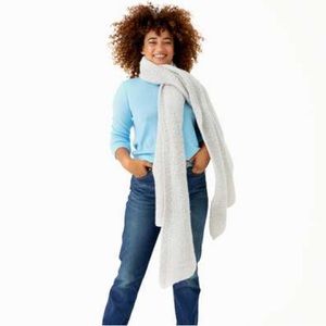 🆕 Summer & Rose Cozy Winter Scarf in Taupe Gray